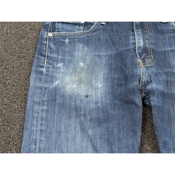 Levi’s 513 Jeans Men’s Slim Fit Straight Leg Blue Medium Wash Denim Size 30 x 32 - Picture 4 of 12